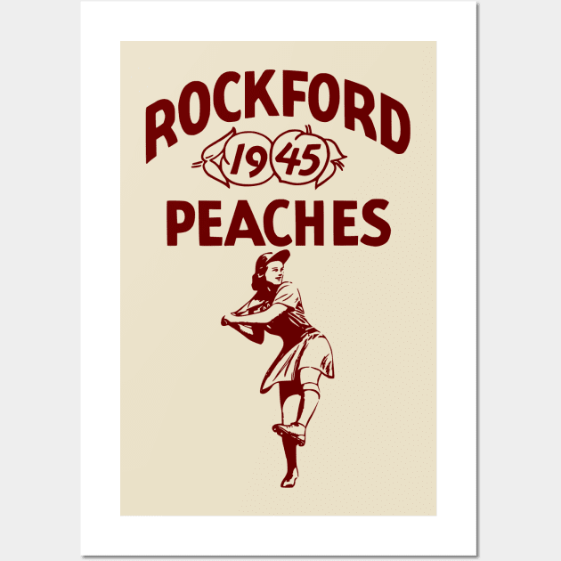 Rockford Peaches Wall Art by flimflamsam